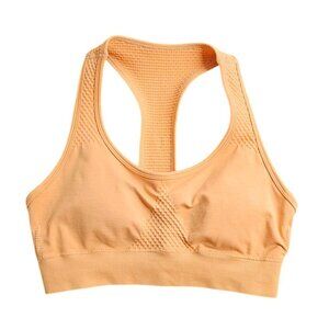 Alphalete Womens Racerback Sports Bra, Orange, Athletic, Gym, Size Small